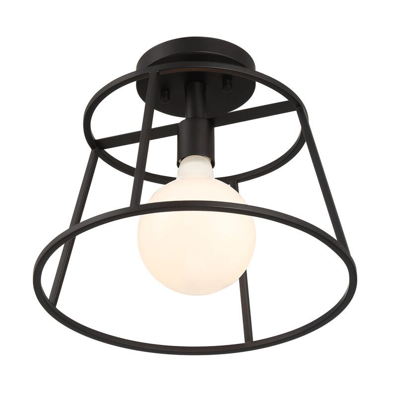 13 Inch Semi Flush Mount by Meridian Lighting
